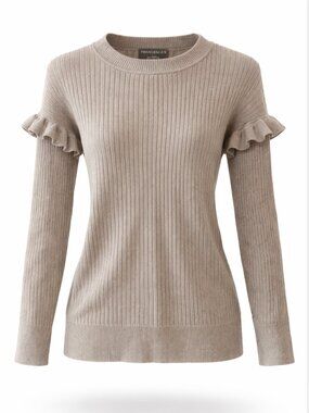 Francesca's • gray long sleeve sweater